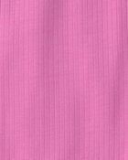 Baby Girl PurelySoft Snug Fit 1-Piece Pajama - Pink, image 4 of 9 slides