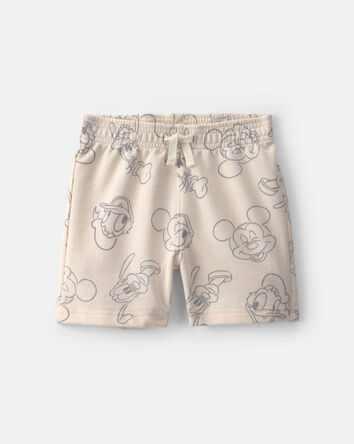 Baby Boy 2-Piece Disney&copy; Mickey Mouse Short-Sleeve Top & Short Set - Cream, 