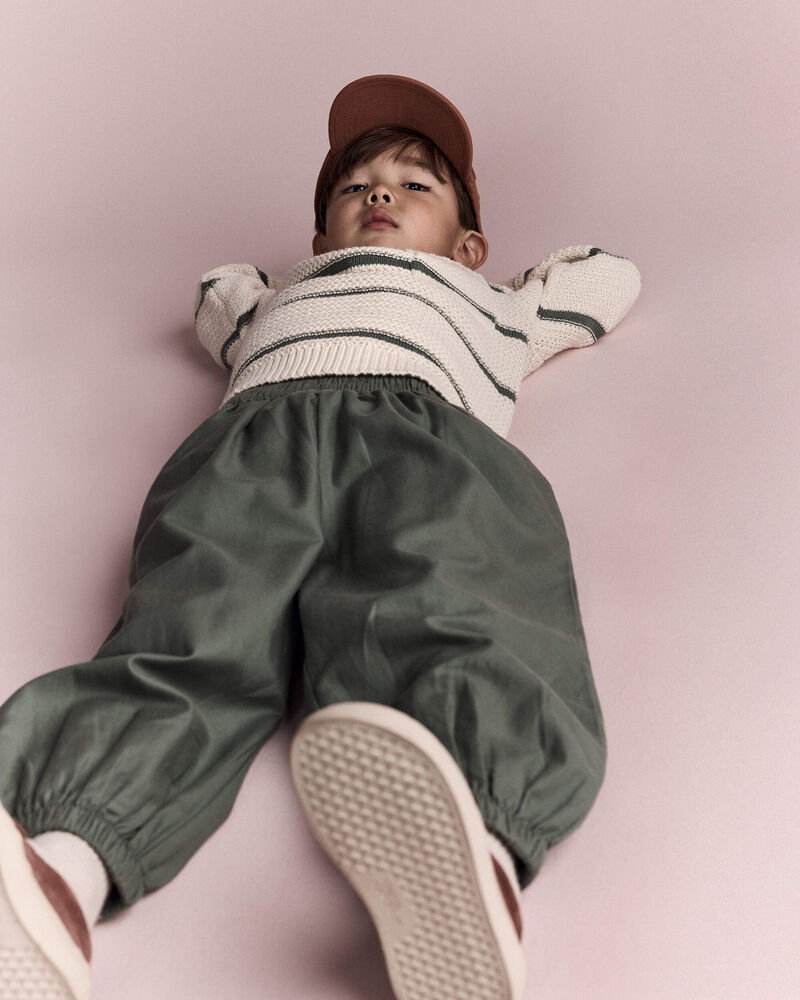 Toddler Relaxed Joggers - Olive, image 1 of 7 slides