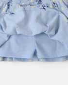 Baby Girl 2-Piece Bluey&trade; Top & Skort Set - Yellow/Blue, image 3 of 5 slides