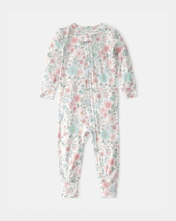 Toddler Girl Butterfly Garden PurelySoft 1-Piece Pajama, 