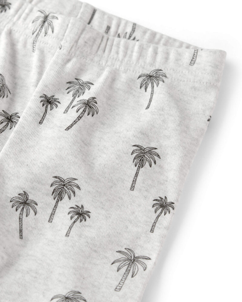 Baby 2-Piece Organic Cotton Pajamas in Palm Trees, image 2 of 4 slides