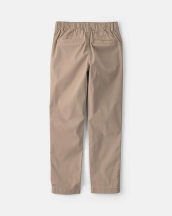 Girls Uniform Skinny Pants - Khaki, 