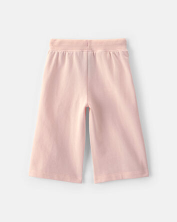 Baby Girl French Terry Drawstring Pants - Pink, 
