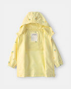 Toddler Girl Lemon Raincoat - Yellow, image 2 of 3 slides
