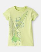 Toddler Girl Tinker Bell Glitter Short-Sleeve Graphic Tee - Green, image 1 of 2 slides