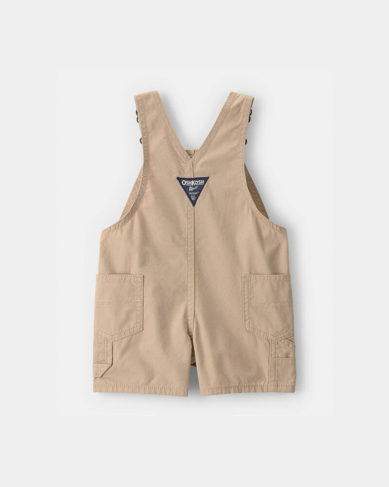 Baby Boy Canvas Shortall - Khaki, image 2 of 4 slides