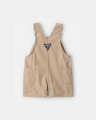 Baby Boy Canvas Shortall - Khaki, image 2 of 4 slides