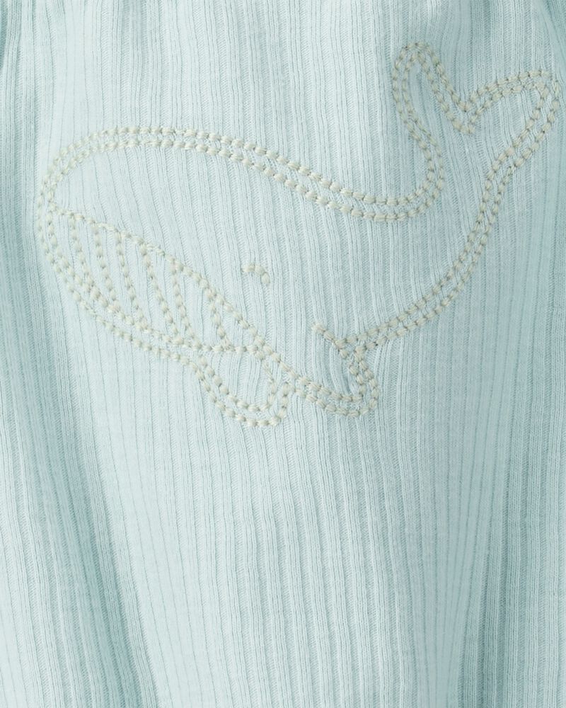 Baby 3-Piece Animal Bodysuits & Pant Set - Blue/White, image 3 of 6 slides