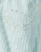 Baby 3-Piece Animal Bodysuits & Pant Set - Blue/White, image 3 of 6 slides