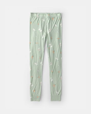 Kids Easter Bunny PurelySoft 2-Piece Pajama Set - Green, 