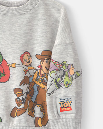 Baby Boy Pixar&copy; Toy Story French Terry Long-Sleeve Pullover Sweatshirt - Grey, 