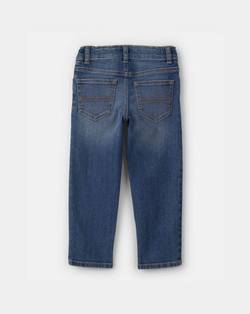 Toddler Neutral Dark Wash Straight-Leg Jeans, 