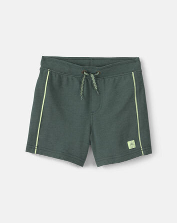 Toddler Boy French Terry Shorts - Olive Green, 