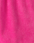Girls Terry Long-Sleeve Cover Up - Pink, image 2 of 3 slides