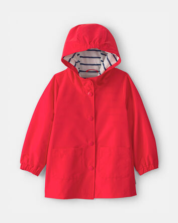 Toddler Boy Raincoat - Red, 