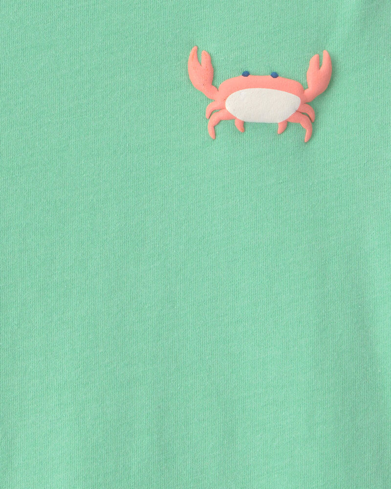 Toddler Boy Crab Graphic Tee - Green, image 3 of 4 slides