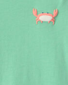 Toddler Boy Crab Graphic Tee - Green, image 3 of 4 slides