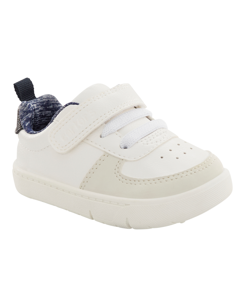 Boys  Every Step&reg; First Walker Casual Sneakers - White, image 1 of 6 slides