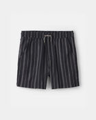 Boys Striped Shorts - Black, image 1 of 4 slides