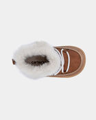 Baby Girl Every Step&reg; First Walker Boots - Khaki, image 4 of 6 slides