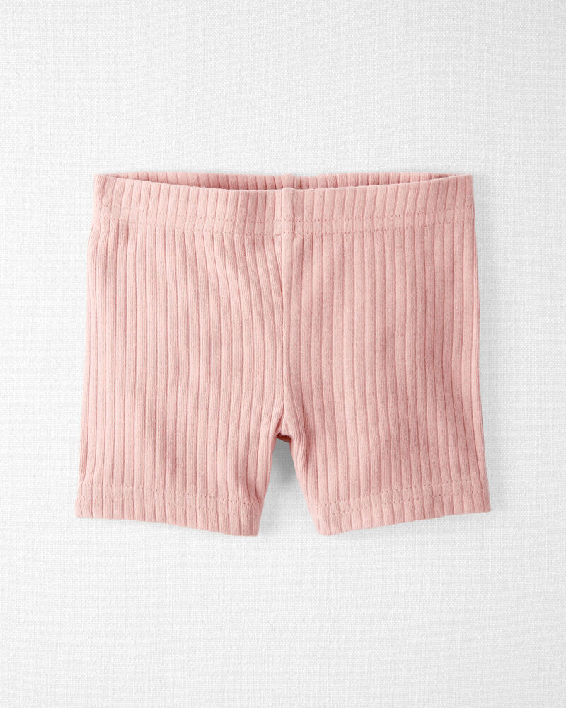 Baby Girl 2-Piece Top & Short Set Made with Organic Cotton in Strawberry Print, image 2 of 5 slides