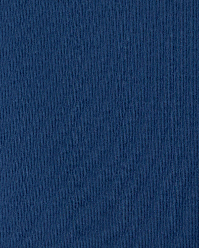 Girls Rib Top - Blue, image 2 of 3 slides
