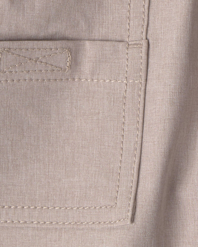 Baby Boy Woven Pocket Shorts - Taupe, image 3 of 4 slides