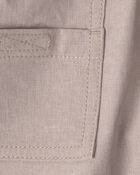 Baby Boy Woven Pocket Shorts - Taupe, image 3 of 4 slides