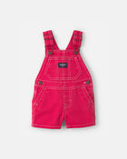 Baby Twill Shortall - Red, image 1 of 4 slides