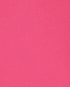 Girls Stretch Pique Uniform Polo - Pink, image 3 of 3 slides