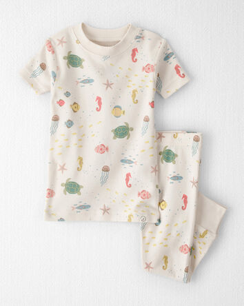 Baby 2-Piece Organic Cotton Pajamas in Under the Sea, 