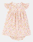 Baby 2-Piece Bodysuit Dress & Cardigan Set, image 2 of 5 slides