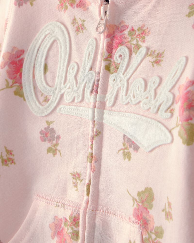 Baby Girl 3-Piece Floral OshKosh Logo Layering Set - Pink, image 9 of 10 slides
