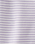 Baby Girl Organic Cotton Striped Sleep & Play Pajamas, image 3 of 4 slides
