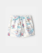 Toddler Boy Tropical Beach French Terry Shorts, image 2 of 4 slides