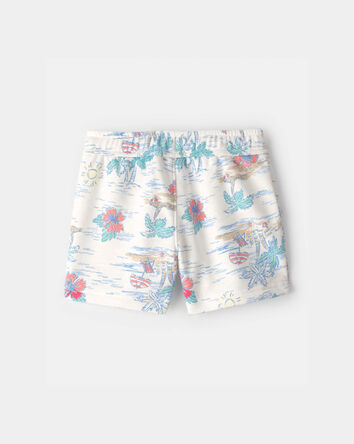 Toddler Boy Tropical Beach French Terry Shorts, 