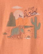 Toddler Boy 'Club Wild' Armadillo Graphic Tee - Orange, image 3 of 4 slides