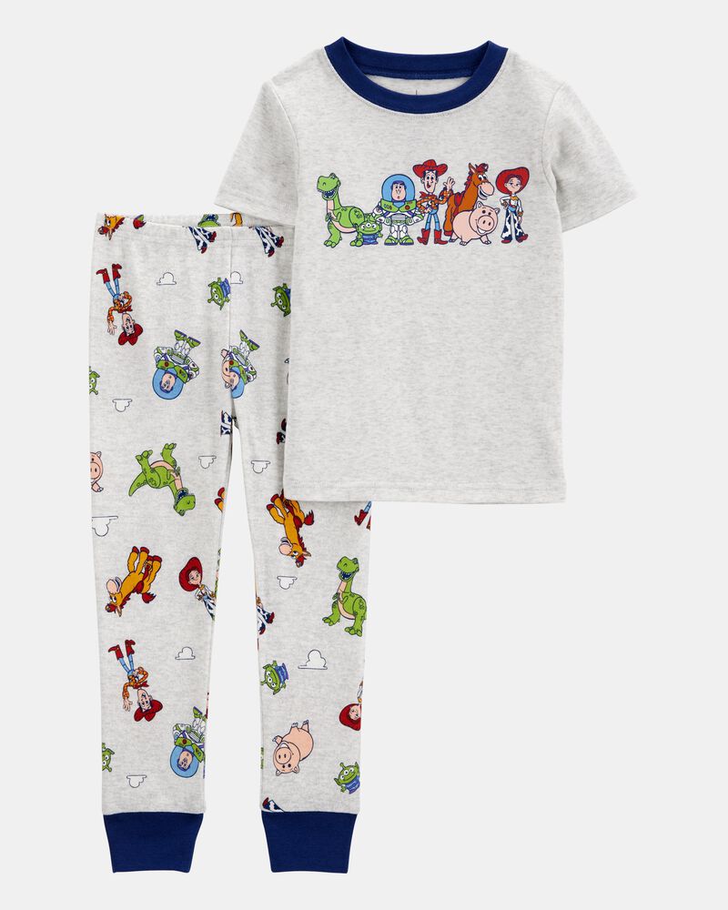 Toddler Boy Toy Story Snug Fit Cotton 2-Piece Pajamas - Heather, image 1 of 3 slides