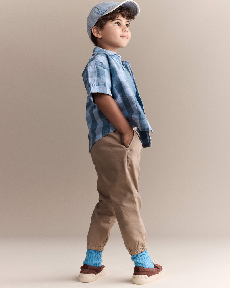 Toddler Boy Jogger Pant - Khaki, image 5 of 7 slides