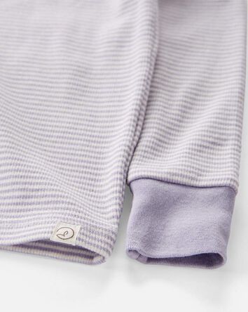 Toddler Girl Striped Organic Cotton Pajamas Set, 