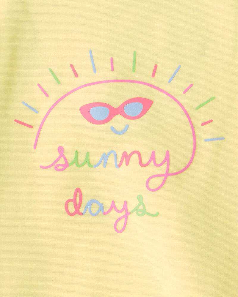 Toddler Girl 1-Piece 'Sunny Days' Swimsuit - Yellow, image 3 of 4 slides