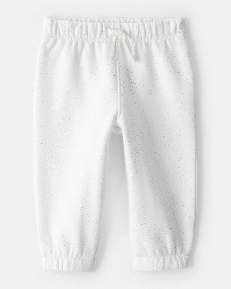 Baby Girl 2-Piece Snow Day Bodysuit & Pant Set - Cream/Blue, image 2 of 5 slides