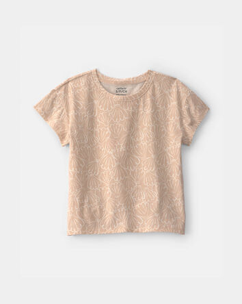 Girls Shell Top - Tan, 