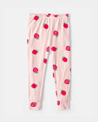 Baby Girl Strawberry PurelySoft 2-Piece Pajama Set - Pink, image 2 of 7 slides