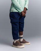 Toddler Boy Cargo Pant - Navy, image 1 of 7 slides