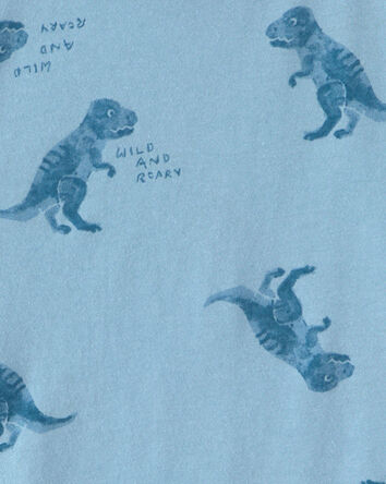 Toddler Boy Dinosaur T-Shirt - Blue, 