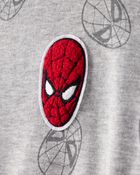 Boys &copy;Marvel Spider-Man Pullover Sweatshirt - Grey, image 2 of 2 slides