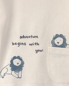 Baby Boy 4-Piece Lion Top & Pant Set, image 5 of 7 slides