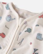 Baby Organic Cotton Sleep & Play Pajamas, image 2 of 4 slides
